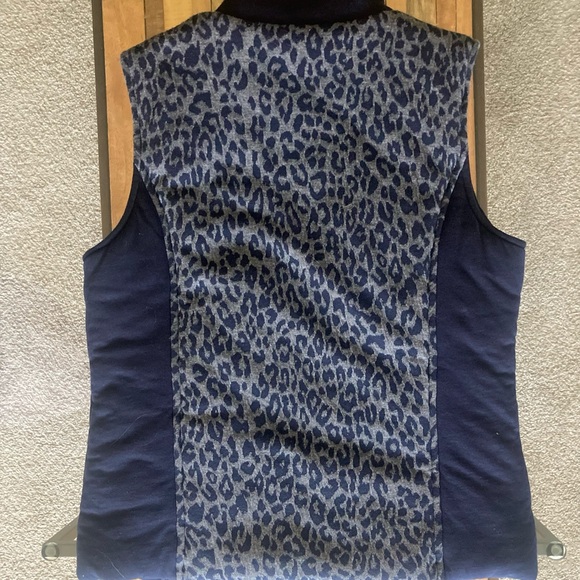 Jones New York Leopard Print Women's Vest - Picture 2 of 7